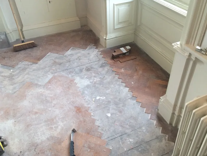Georgian Stately Home Flooring Renovation - Before